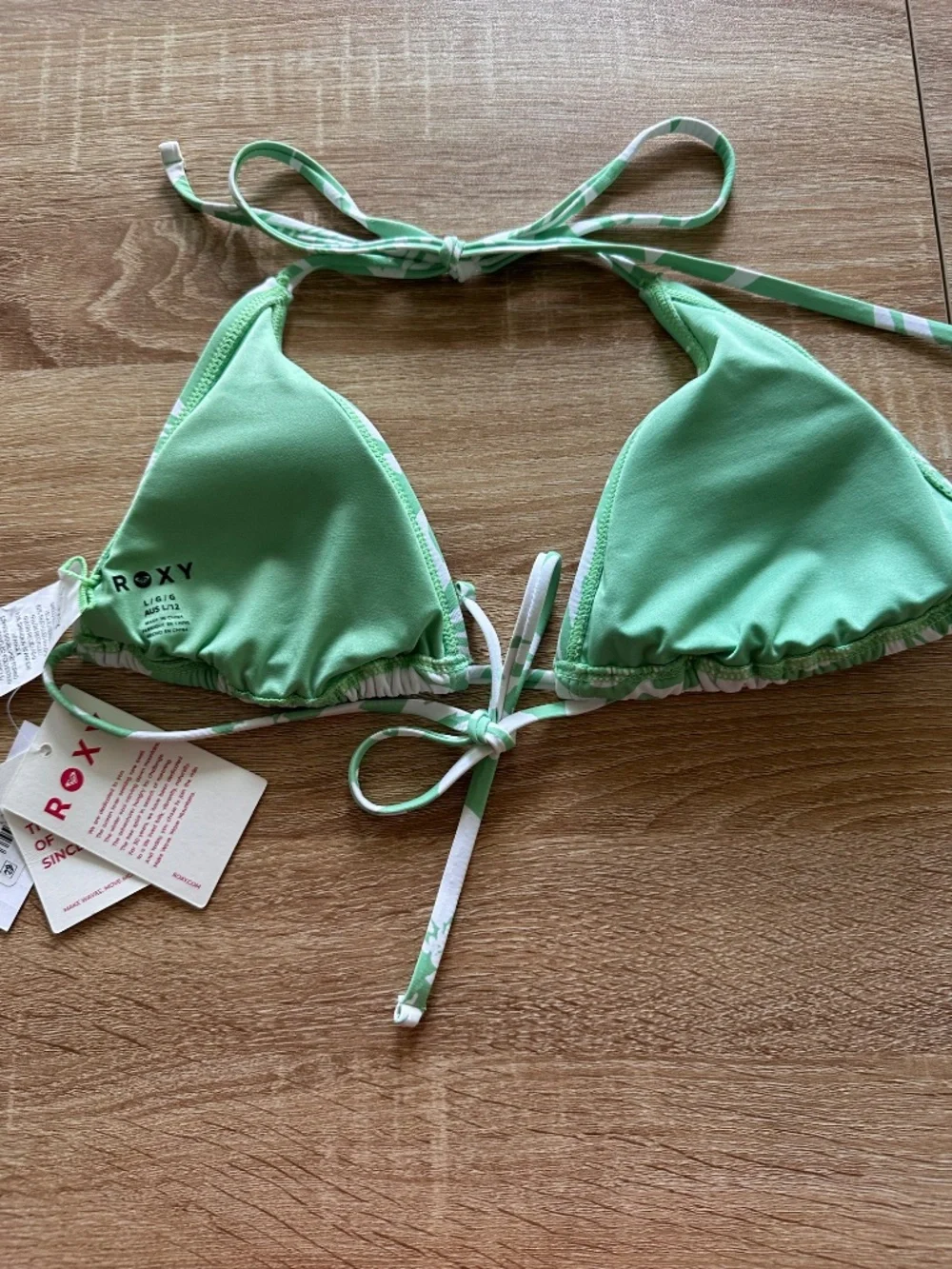 Roxy Green Oceanside Hibiscus Bikini